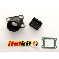 Caixa lamelas MINARELLI AM5 / AM6 / DERBI EURO 2 / EURO 3 / EURO 4 / competição duplo prisma carbono - ITALKIT